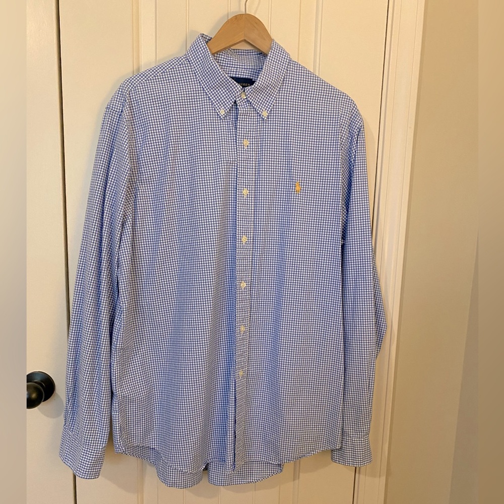 Men’s Ralph Lauren Button Down Long Sleeve Shirt. XL. EUC.